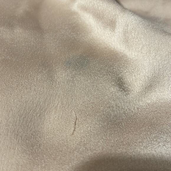 Anthropologie BHLDN Esme High Neck Satin Dress Size 10 Blush NWD FLAW - Picture 12 of 12